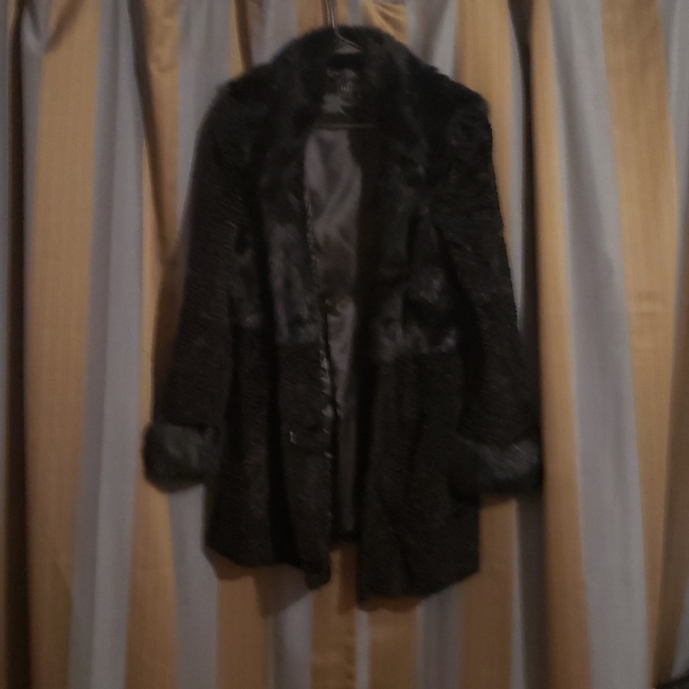 Donna Salyers' Fabulous Furs black coat